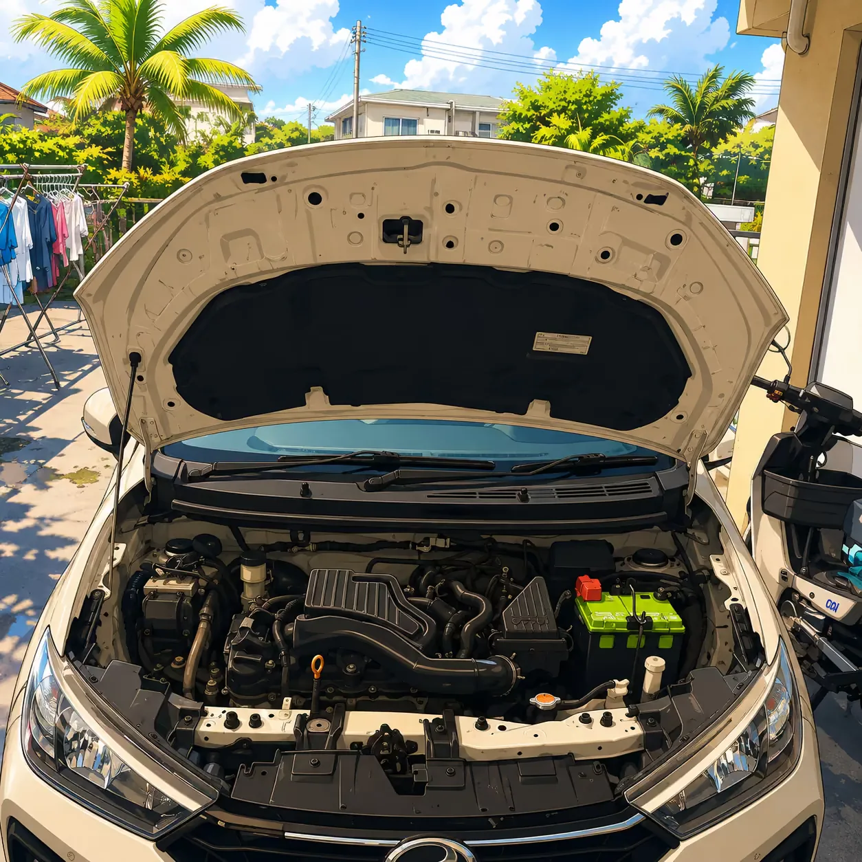 A TY Leo Battery job in progress in Kuching or Kota Samarahan